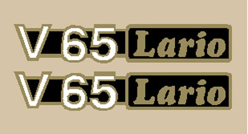 Moto guzzi v65 lario - lario, adesivi