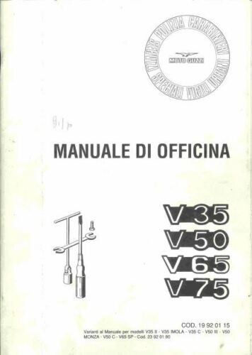 Manuale pdf moto guzzi - pdf, v35