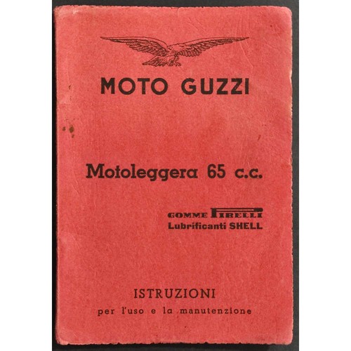 Moto guzzi motoleggera 65 - moto,